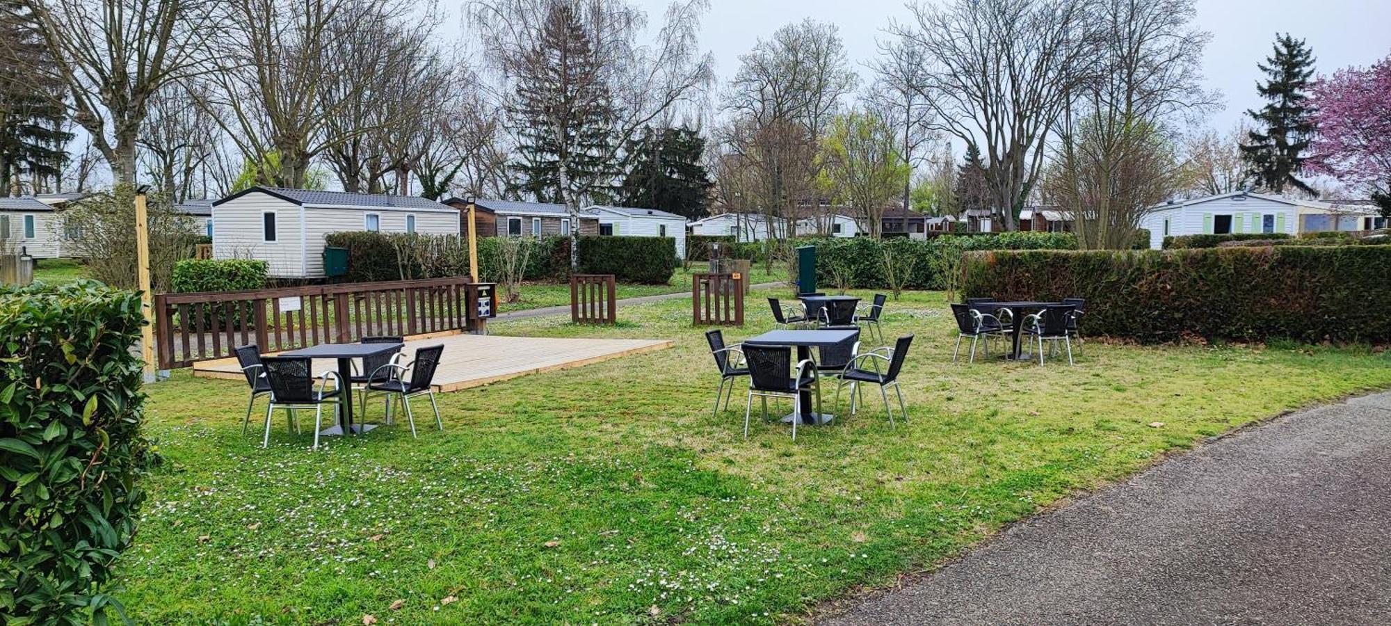 Mobil-home Alsace Biesheim Bagian luar foto
